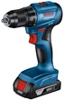 Безщітковий акумуляторний дриль-шурупокрут Bosch Professional GSR 185-LI із 2 акб GBA 18V 2.0Ah і з/п GAL 18V-20 у кейсі (06019K3000) - зображення 2