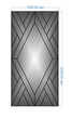 Плитка зеркальная – панно 2000 х 1000 мм Yuf_Glass - изображение 2