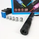 Лазерная указка YX-B008, 5 насадок 50000mW, SP2 синий луч 2 АКБ 16340 до 50км Blue Laser.Черный - изображение 9