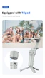 Стабилизатор ручной стедикам 3-х осевой для телефона Proove Axis Gimbal Stabilizer + подарок штатив 2 метра - изображение 13