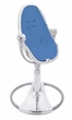 Стілець для годування Bloom Fresco Silver вкладиш еко-шкіра Riviera blue, E10535-S\E10540-RBL - зображення 4