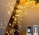 Гірлянда роса 30 м Колючка мішура на ялинку 900 led на мідному дроті 220 В срібний дріт Теплий білий - изображение 5