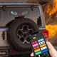 Гибкая LED панель EYES с Bluetooth 37,4х9,2 см для авто пиксельная матрица с анимацией и эмодзи USB Черная для тюнинга салона и окна - изображение 2