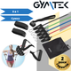 Набор резинок с эспандерами Gymtek 5 цветов 4 5-22 7 кг с чехлом - изображение 14
