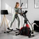 Орбитрек Hop-Sport HS-095CF Prizm электромагнитный черный с матом для домашнего фитнеса - изображение 9