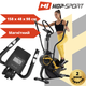 Орбитрек-степпер магнитный Hop-Sport HS-450B Dynamic Black-Yellow до 120 кг - изображение 13