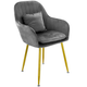 Стул в скандинавском стиле с мягкой обивкой DSF-316 Gray - изображение 6