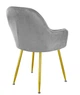 Стул в скандинавском стиле с мягкой обивкой DSF-316 Light Gray - изображение 5