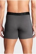 Трусы Underwear Boxers UA PERFORMANCE COTTON - SOLID 6 3PK серый Мужчины SM - изображение 3