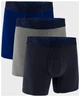 Трусы UA Underwear Boxers PERFORMANCE COTTON - SOLID 6 3PK синий, серый, темно-синий Мужчины SM 1383889-410 - изображение 1