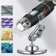Цифровий мікроскоп 2MP 1600x з USB-підсвіткою 8 LED для досліджень і творчості чорний пластиковий - зображення 7