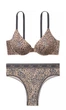 Комплект білизни Victoria’s Secret Lightly Lined Bra Leo Різнобарвний 34D-M - изображение 1