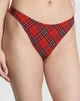 Комплект білизни Victoria’s Secret Push-up червоний клітинка 34B-S - изображение 4