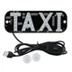 Двухцветная табличка TAXI светодиодная Красный Зеленый USB с кнопкой (70006) - изображение 1