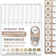 Aкрилові маркери Languo Cocoa Brown Series 9 кольорів - зображення 1