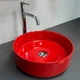 Умывальник (раковина) VBI PRATO RED GLOSSY накладной - изображение 5