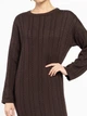 Сукня довжини міді коричнева трикотажна Arber Dress t-neck D4 WTR-229 XL коричневий (W22.14.38.531) - зображення 5