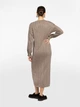 Сукня довжини міді бежева трикотажна Arber Dress t-neck D4 WTR-229 M бежевий (W22.13.16.531) - зображення 4
