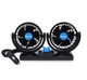 Автомобільний вентилятор 10.2см 12 Вт 12V, HX-T304 (177-Х2) USB, з кріпленням на скотчі, пластиковий - зображення 2