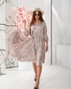Жіноча шовкова сукня з паском LadyLike 50 Бежевий (ll2228431184443) - изображение 3
