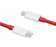 Кабель быстрой зарядки OnePlus Type-C to Type-C до 8A Warp Charge SuperVooc 1м Красный - изображение 6