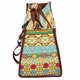 Сумка для фітнесу та йоги DoYourYoga Yoga bag FI-6971-3 Матеріал: поліестер, бавовна. Розмір: 22смх24смх54см. Колір: бежевий-блакитний. - зображення 4