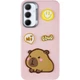 Чехол Накладка CaseIT Leather Toys для Samsung Galaxy S25 FE Capybara / Pink - изображение 3