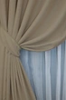 Комплект готовых штор VR-Textil Блэкаут Midnight № 1230ш Темный бежевый 100х290 см 2 шт (31-470) - изображение 5