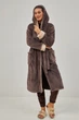 Халат BARWA garments 0383 M коричневий (2110003832152) - изображение 3