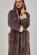 Халат BARWA garments 0383 M коричневий (2110003832152) - изображение 4