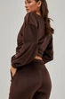 Комплект кофта+штани BARWA garments 0332/333 M темно-шоколадний (2113323332159) - изображение 4
