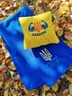 Набір плед та подушка "Ukraine" 150×145 см, 30×30 см Жовто-блакитний (УК 12) - зображення 2