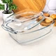 Прямоугольная кастрюля из жаропрочного стекла с крышкой 4.3 л +2.4 л PYREX Essentials - изображение 1