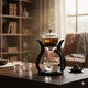 Сервиз Ленивый чай из стекла с подставкой из дерева Черный (28555) - изображение 7