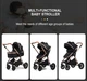 Коляска 3 в 1 Kidilo H2D Black (1111556) (Kidilo H2D (Black)) - изображение 10
