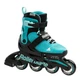 Дитячі ролики Rollerblade Microblade 33-36.5 EU Aqua-black - зображення 1