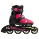Розсувні ролики для дівчинки Rollerblade Microblade pink-green 36.5-40.5 EU - зображення 3
