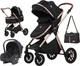 Коляска 3 в 1 Kidilo H2D Black (1111556) (Kidilo H2D (Black)) - изображение 1