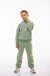 Детский спортивный утепленный костюм Kindamor Warm Autumn Olive для мальчика, флис 134 см оливковый - изображение 3