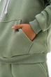 Детский спортивный утепленный костюм Kindamor Warm Autumn Olive для мальчика, флис 134 см оливковый - изображение 8
