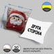 Декоративная плюшевая наволочка с плюшевым Санта-Клаусом, праздничный интерьер 3Д ПРИНТ 45 х 45 см 1331345NP - изображение 2