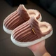 Детские хлопковые тапочки «Le-Le» без задника Коричневый 26/27 р. (15 см) - изображение 1