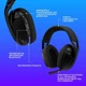 Навушники бездротові Logitech G321 Lightspeed Black (981-001563) - зображення 8