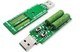 USB Резистор навантаження навантажувальний резистор 5В 1/2 / 3А / USB опір для тестера (685983137) нагрузка Зелений - зображення 8