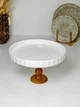Тортовница OLens White kitchen 8030-324 17.5х27.2 см белая - изображение 1