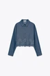 Короткая рубашка Zara 3564/060 - S - изображение 5