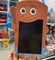 Дитячий компактний розвиваючий LCD планшет Tun-Tun для нотаток і малюнків з кнопкою стирання стилус у комплекті - зображення 1