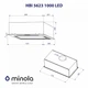 Кухонная вытяжка полновстроенная Minola HBI 5623 I 1000 LED, нержавеющая сталь, 1000 куб.м. - изображение 9