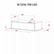 Кухонная вытяжка PERFELLI BI 5256 WH 700 LED, белая стеклянная полновстроенная вытяжка для кухни - изображение 3