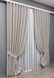 Комплект штор VR-Textil Блекаут двосторонній Scandi № 1901ш Світло-бежевий 150х270 см 2 шт (33-0934) - зображення 3